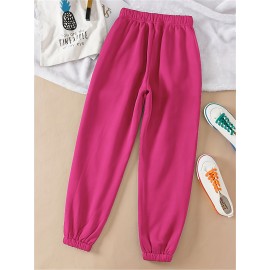 Women's Casual Jogger Pants with Drawstring Elastic Waist - Loose Fit and Slight Stretch - Comfortable Activewear