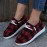 Stylish Plaid Canvas Sneakers for Women - Comfortable Low Top Lace Up Shoes for Casual Wear and Walking
