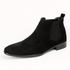 Men's Chelsea Boots Dress Boots Casual Ankle Boots High-top Slip On Dress Shoes For Outdoor Camping