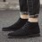 All-Season Men’s Suede Casual Boots – Elegant Pointed Toe, Comfortable Lace-Up Fit, Non-Slip Sole