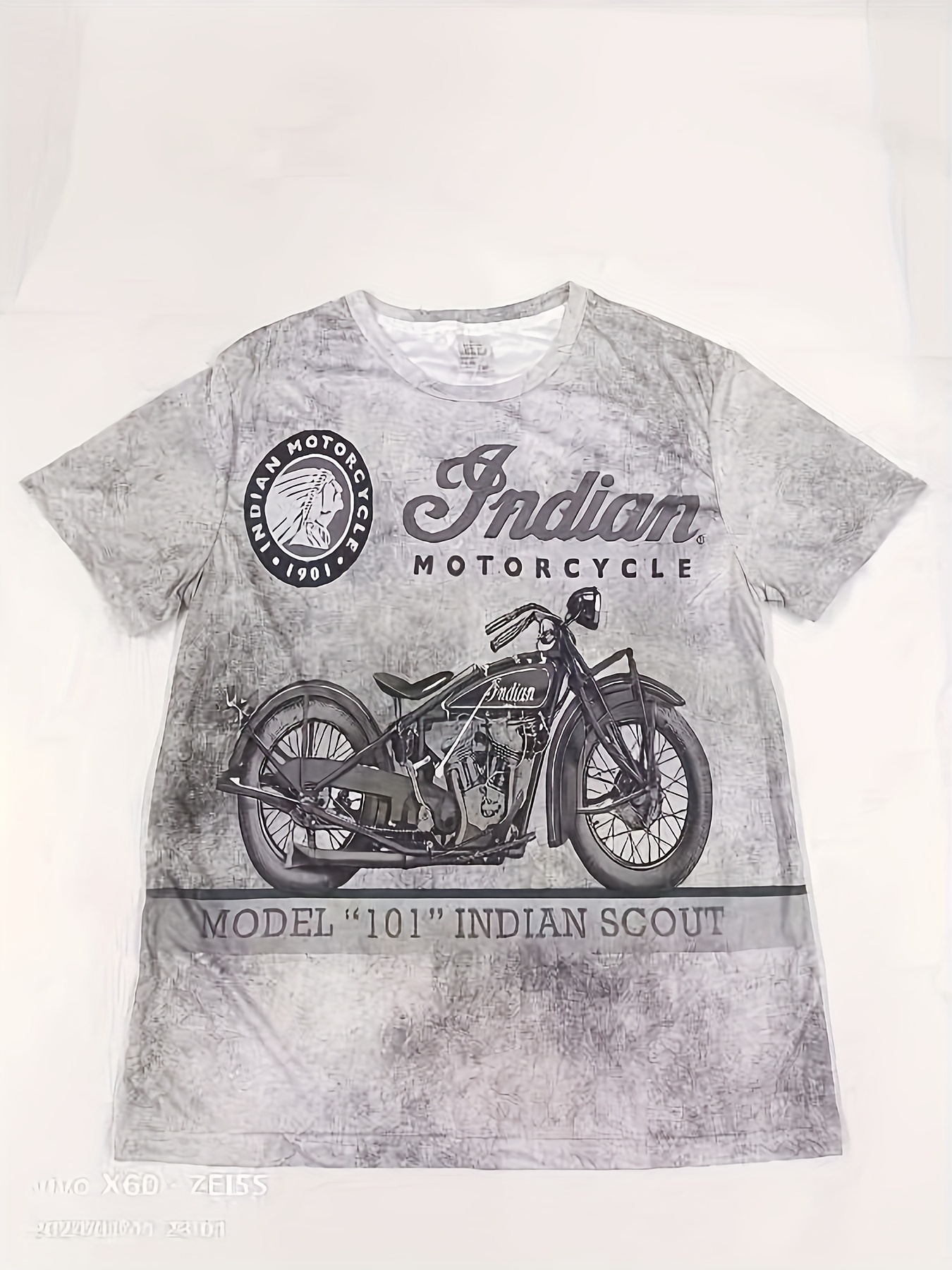 retro style motorcycle print mens graphic t shirt casual comfy tees for summer mens clothing details 2