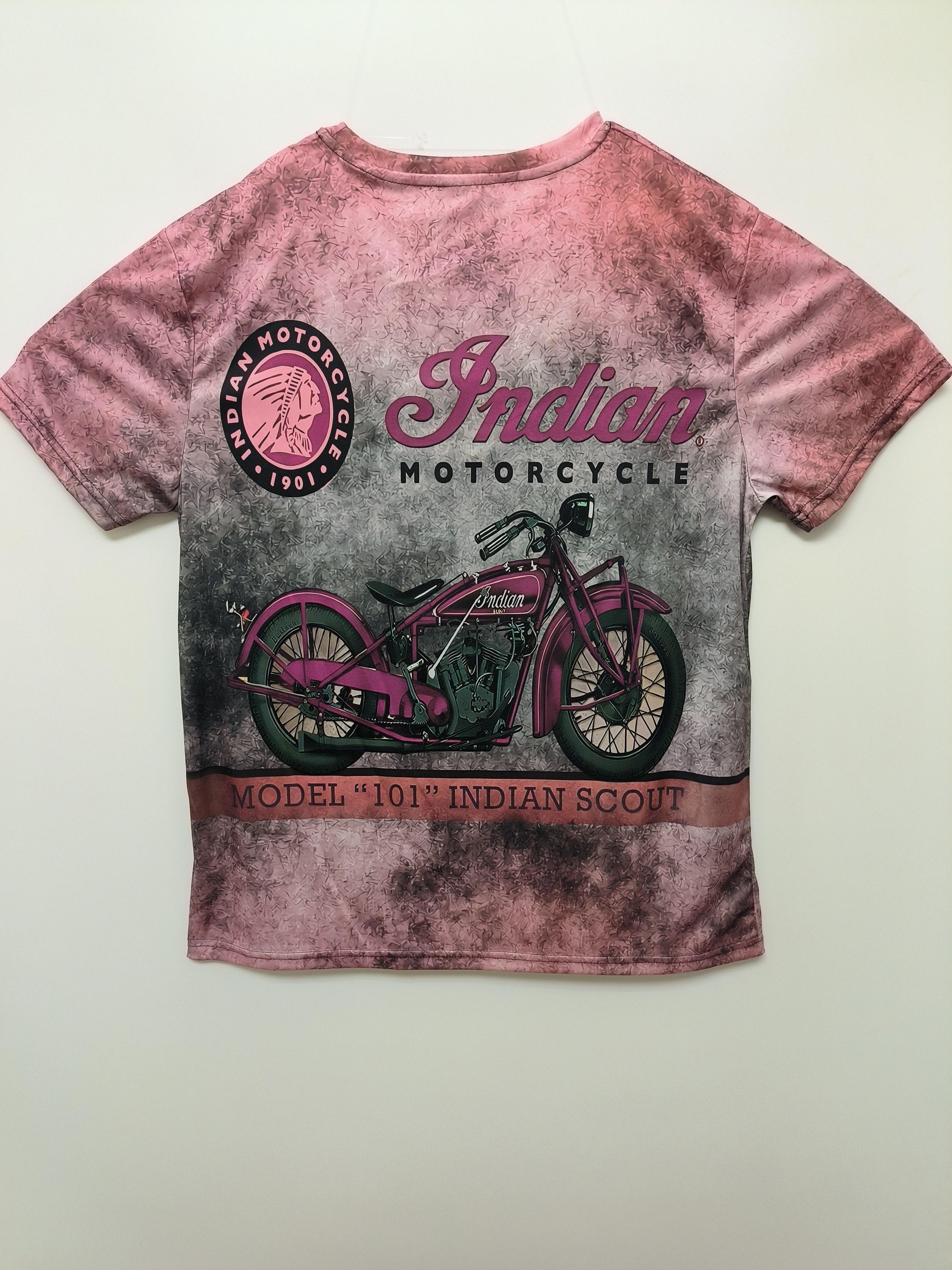 retro style motorcycle print mens graphic t shirt casual comfy tees for summer mens clothing details 11