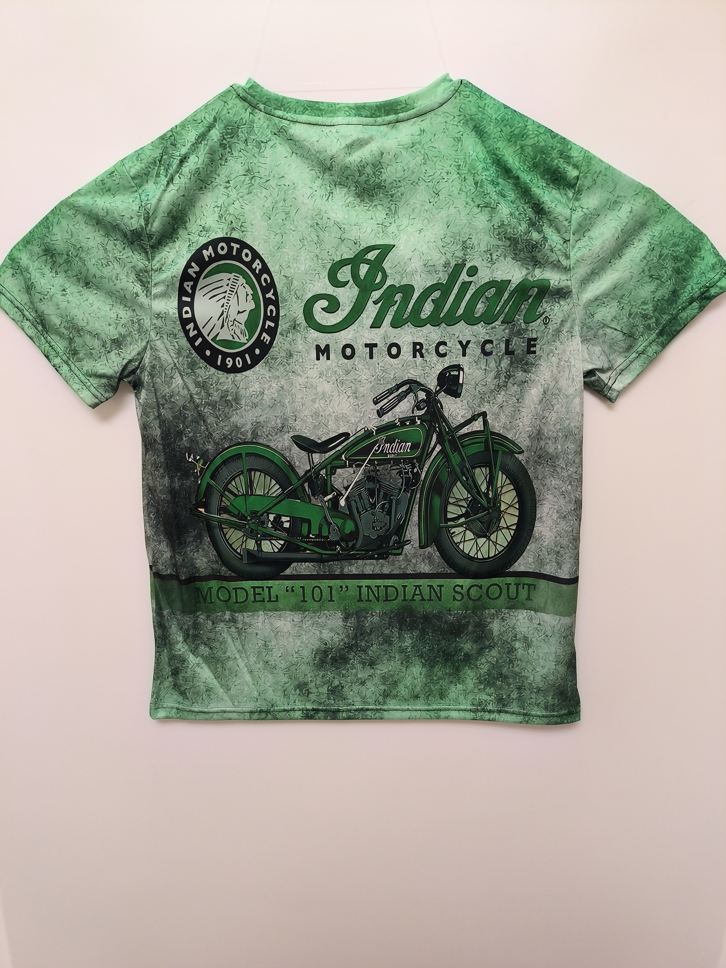 retro style motorcycle print mens graphic t shirt casual comfy tees for summer mens clothing details 16