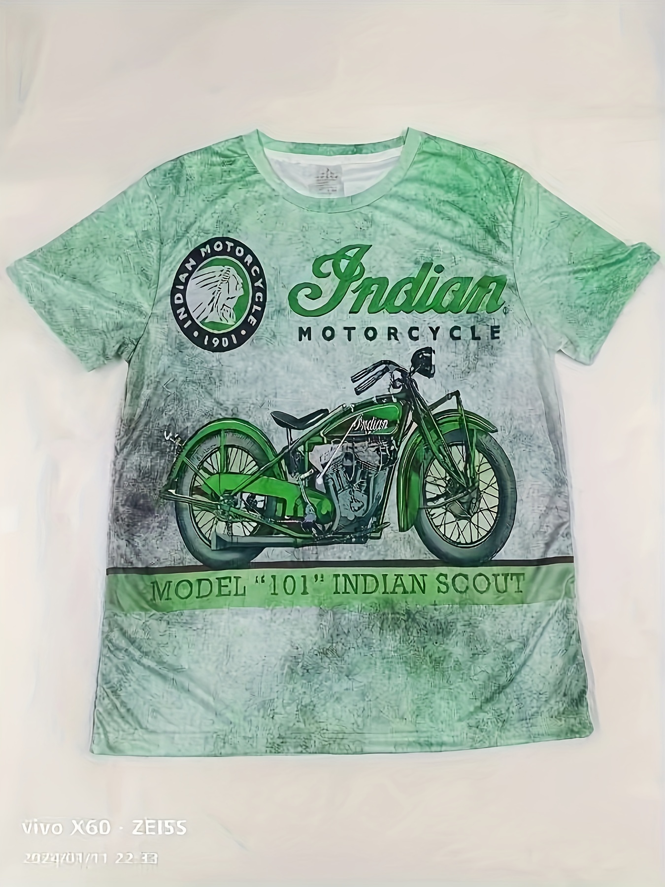 retro style motorcycle print mens graphic t shirt casual comfy tees for summer mens clothing details 17