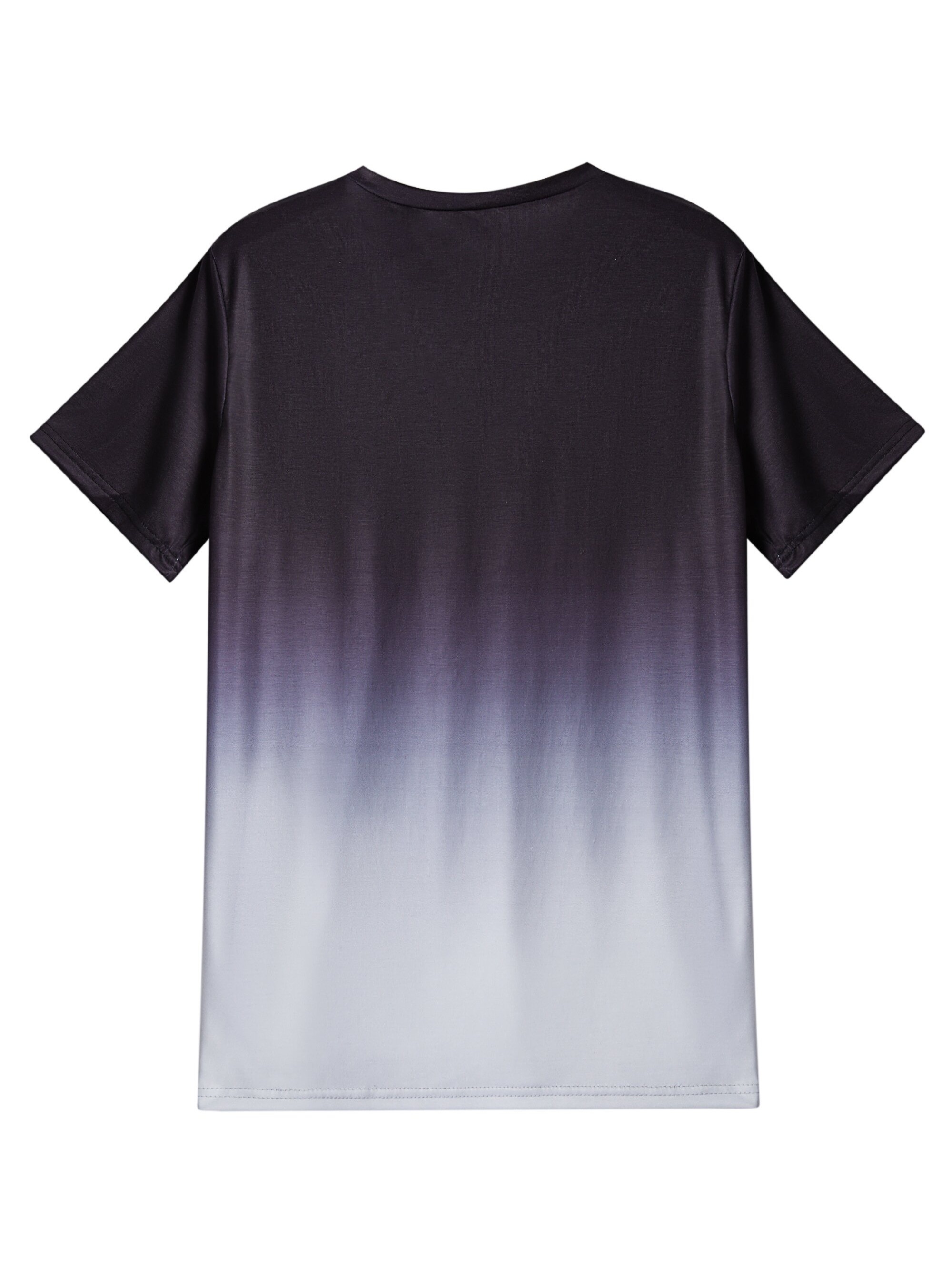 daily mens gradient v neck short sleeve sports t shirt summer outdoor gift for men details 6