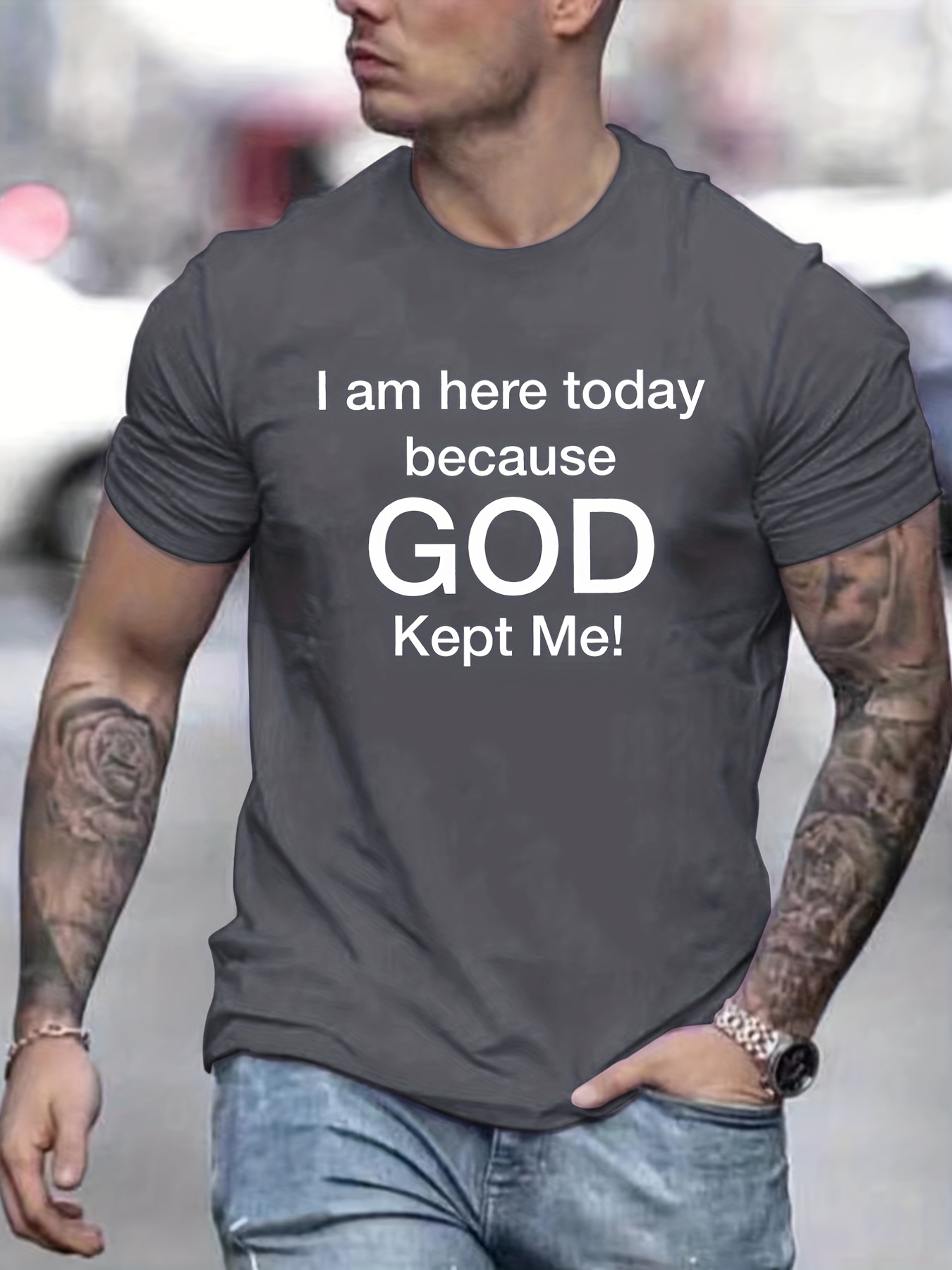 tees for men god kept me print t shirt casual short sleeve tshirt for summer spring fall tops as gifts details 12